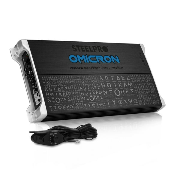 Amplificador Clase D Monoblock 4500w Max Ómicron By Steelpro