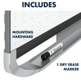 thumbnail image 6 of Quartet Prestige 2 Total Erase Magnetic Whiteboard, 6' x 4', Black Aluminum Frame, 6 of 7