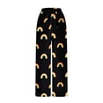 thumbnail image 4 of Women Wide-Leg Cute Rainbow Pajama Pants With Pockets Flannel Fleece 2025 Warm Cozy Sleepwear Soft Home Loungewear Relaxed Fit Fall Winter Casual Fuzzy Bottoms, 4 of 8