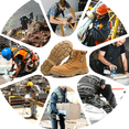 thumbnail image 7 of CONIVISON Steel Toe Work Boots for Man & Woman - Kevlar Puncture Proof, Lightweight Breathable Water-Resistant Safety Shoes for Industrial Construction, 7 of 7