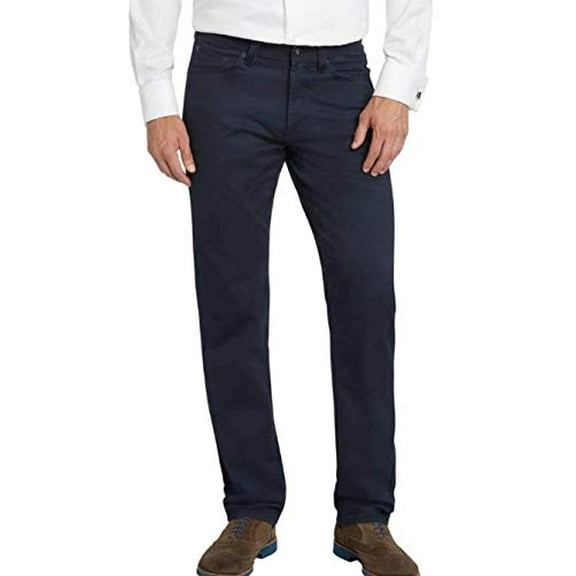 Kirkland Signature Men's Standard fit 5-Pocket Pants (38x30, Dress Blue)