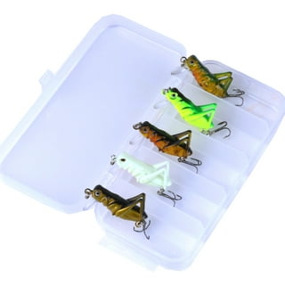 LYUMO 50 pcs Fishing Baits Fake Artificial Lure Green Soft Plastic Cricket  Insects, Artificial Lure Plastic Cricket, Cricket Baits