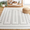 thumbnail image 2 of SAFAVIEH Lotus Eunice Geometric Area Rug, Ivory/Grey, 6'7" x 6'7" Square, 2 of 8