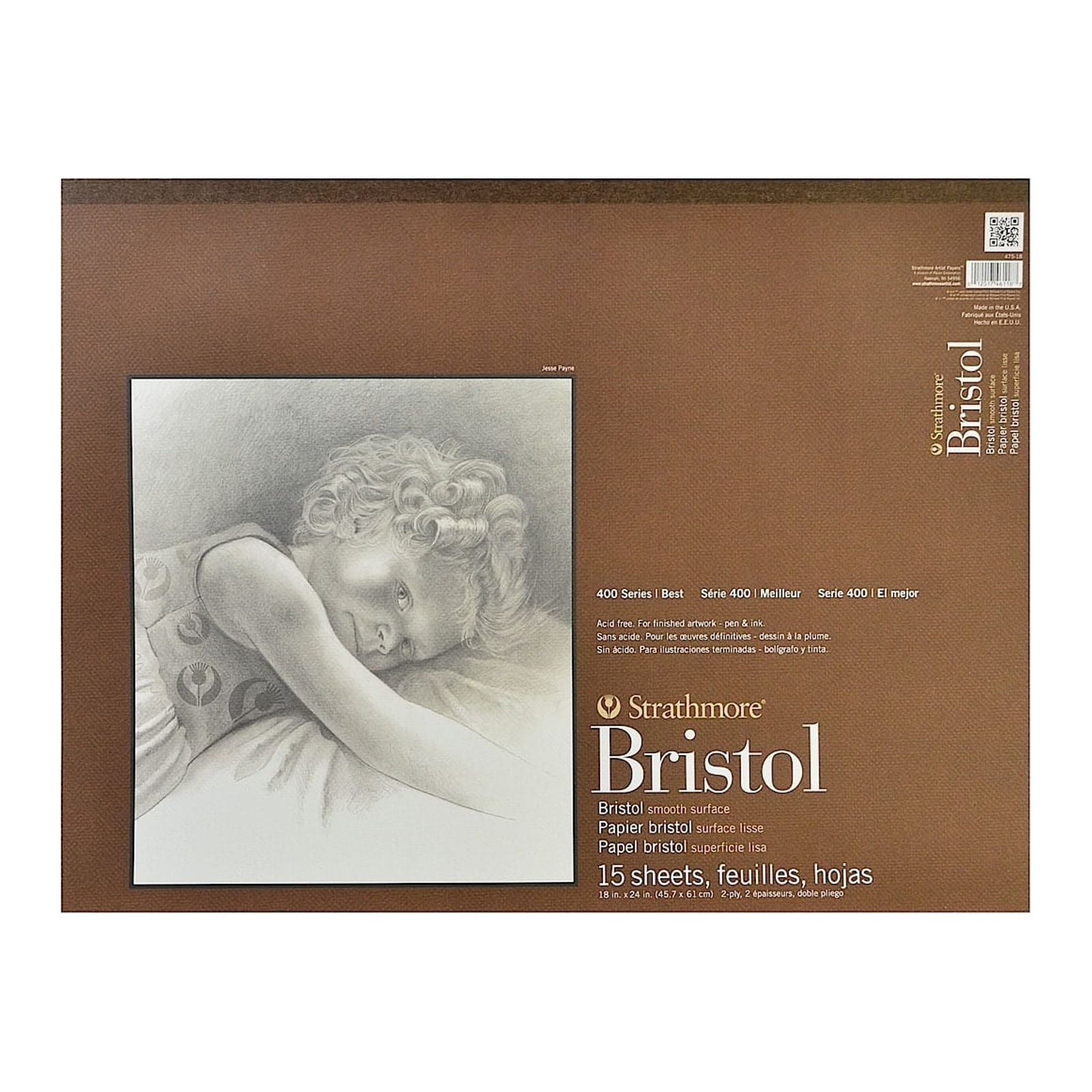 Strathmore 400 Series Bristol Pads Smooth 14 X 17 | Strathmore