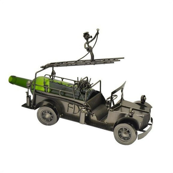 Three Star Import & Export ZB290 Wine Bottle Holder, Fire Truck