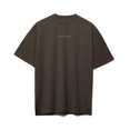 thumbnail image 1 of BOBOGOJP T-Shirt Homme Coupe Régulière Col Rond Manches Courtes Ajusté (Marron,TTG), 1 of 4