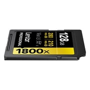 Lexar Professional GOLD Series 1800x SDXC UHS-II Memory Card , 128 GB