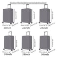 thumbnail image 2 of Ruibeauty Travel Luggage Protector Case PVC Baggage Cover Suitcase Protective Cover, 2 of 5