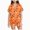 R253-Orange, variant on NOLDARES Halloween Girls Pajamas Set Ghost Pumpkin Print Short Sleeve Button Down 2 Piece Loungewear Sets Sleepwear,Purple,2-3 Y