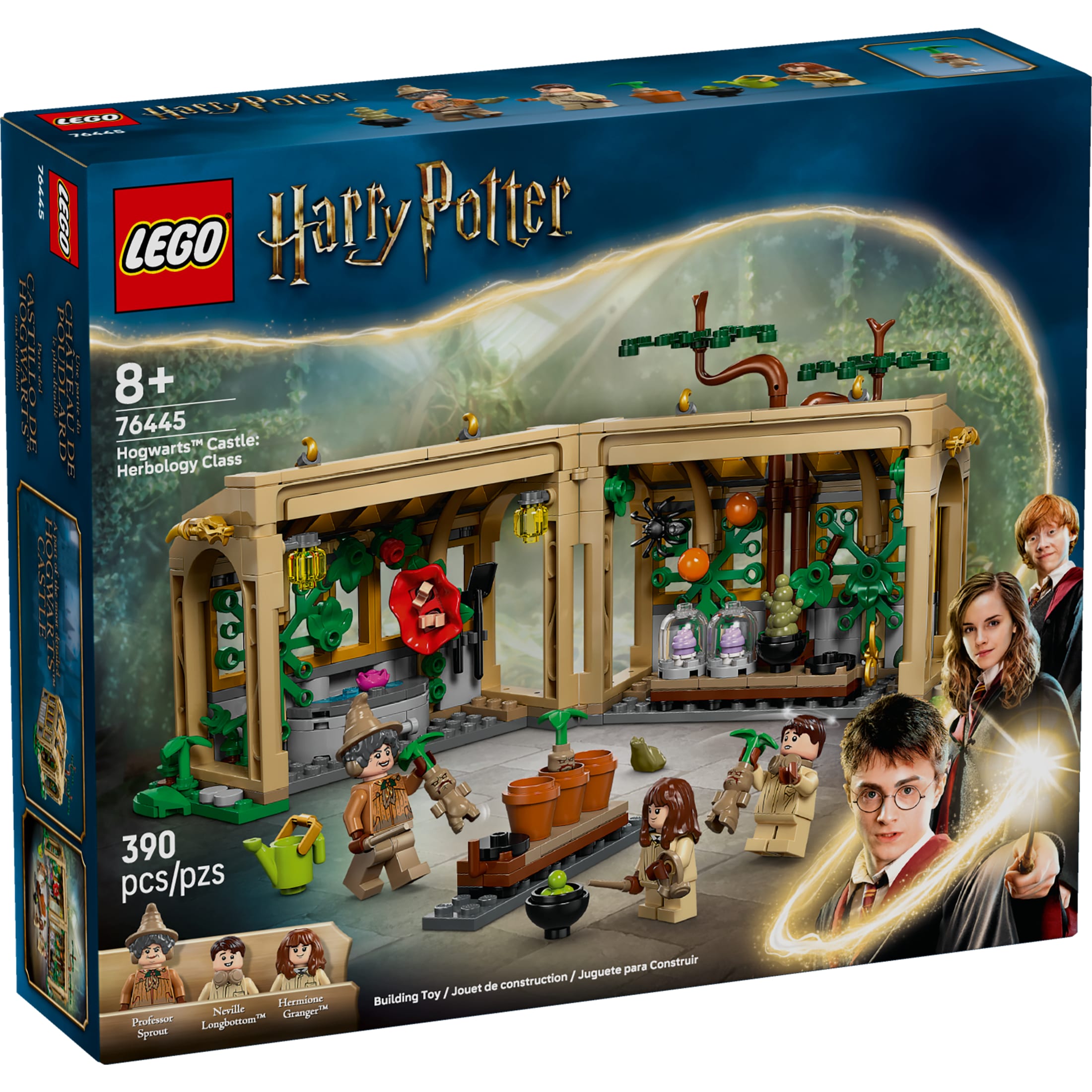 LEGO Harry Potter Castillo de Hogwarts: Clase de Herbología Juguete para Niños - Juguete de Construcción y Aprendizaje para Juego de Roles - Regalo para Cumpleaños - Coleccionable de Harry Potter para Niños y Niñas, Mayores de 8 años - 76445 2