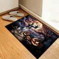 thumbnail image 3 of Spooky Halloween Night Witch English Setter Glowing Pumpkins Doormat Dog Lover Indoor Outdoor Welcome Mat - 12015, 3 of 5