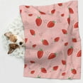 thumbnail image 6 of Naloa Cute Strawberry C Dog Blanket, 3 Sizes Cat Blanket for Indoor Cats Large Medium Small Dog Gifts-Large, 6 of 8