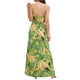 thumbnail image 4 of Lucakuins - Vestido largo de verano para mujer, sin mangas, sin espalda, cuello en V profundo, bohemio, floral Lucakuins  moda, 4 of 9