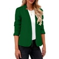thumbnail image 7 of Uqiangy Womens Blazers for Work Casual Womens Blazer Blazer for Women Casual Blazers for Women Lightweight Womens Jackets Dressy Casual Office Wear for Women 2025 Casual Blazer for Women Green1 2XL, 7 of 7