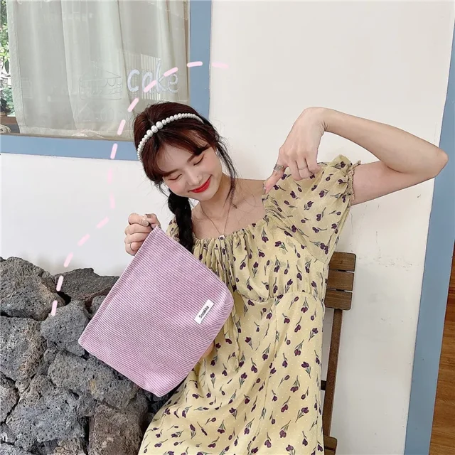 Sac Cosmétique pour Femmes à Imprimé Léopard Rose, Fleur Rétro, Petite Pochette pour Dames, Sac à Main de Voyage, Sacs de Rangement pour Crayons d'Écolière