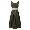 thumbnail image 3 of Women's Oktoberfest Lace-Up Bow Dress, Bavarian Style Cosplay Gown, 3 of 8