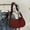 Red, variant on InsCrazy Crossbody Purses and Handbag, Lightweight Tote Bag for Women, Casual Messenger Bag Shoulder Handbag for Travel