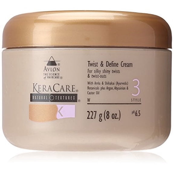 Avlon Keracare Natural Textures Twist and Define Cream, 8 Ounce