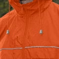 thumbnail image 6 of Fashion YLSDY Mens Waterproof Windbreaker Rain Jacket Zip Up Active Outdoor Rain Jackets Lightweight Packable Raincoat with Hood for Travel Orange XL, 6 of 6