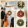 thumbnail image 4 of 2-Pack Wooden Suction Cup Wreath Hooks - No-Drill Rattan Hangers for Glass Windows, Over Door, Outdoor Decor - Christmas, Thanksgiving, Halloween, Easter, All Season Use, 4 of 7