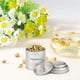 thumbnail image 5 of 6Pcs Tea Tins Canister with Airtight Double Lids,Mini Tin Can Box and Small Round Kitchen Canisters for Tea (Rose Gold), 5 of 5