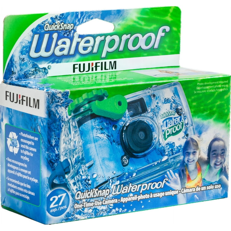 Fujifilm QuickSnap Waterproof Disposable Camera, 27 Exposures
