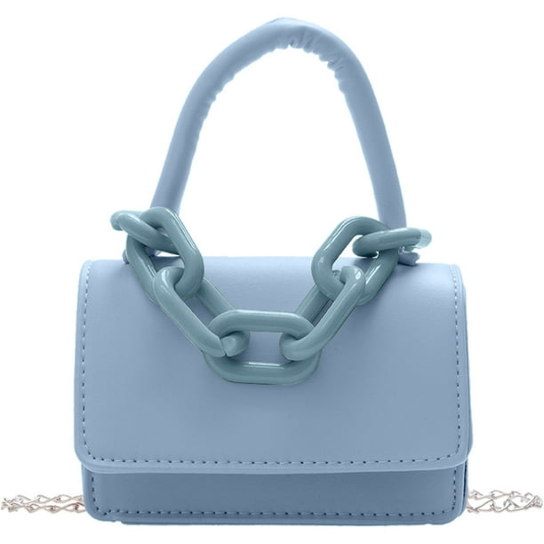 Bolsos para niños Bolso bandolera de un solo hombro con cadena para niña de moda