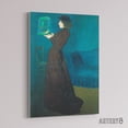 thumbnail image 2 of Rippl Ronai Jozsef Woman With A Birdcage Canvas Wall Art Print 24X32", 2 of 3