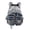 Blue, variant on Multi-Pocket Breathable Mesh Back Adult Fishing Life Vest Adjustable EPE Foam Buoyancy Flotation Jacket for Kayaking Boating Swimming Rafting Water Sports(Orange-55x46cm)