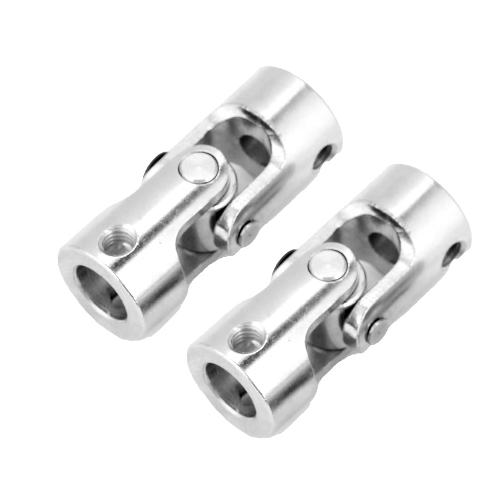 Universal Joint, Shaft Joint, Nickle Plated Iron 2Pcs For Model Ship