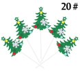 thumbnail image 2 of Coxeer Cake Topper Set Felt Plant Cute Cake Pick Cupcake Decoration Stick for Birthday, 2 of 10