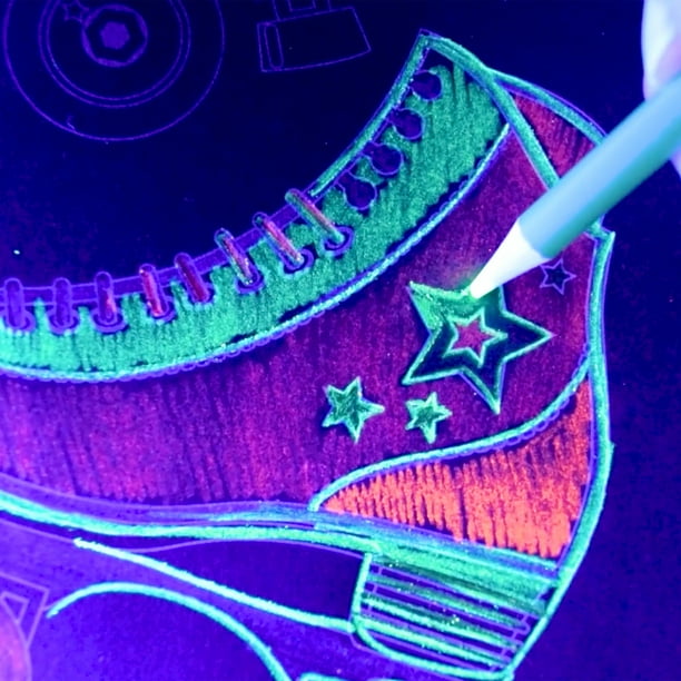 Art 101 Glow and Neon Drawing and Painting Art Set for Children