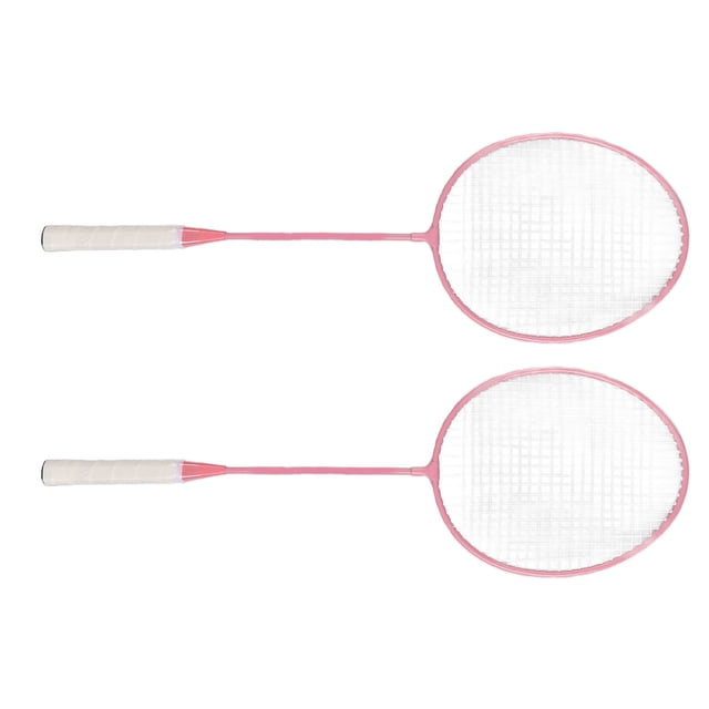 Pink Badminton Racquet, Reduce Air Resistance K1134 Pink Badminton Racket Split Iron Alloy for Playground