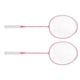 thumbnail image 1 of Raqueta De Bádminton Rosa, Antideslizante, Juego De Raqueta De Bádminton Rosa, aleación De Hierro Para Patio De Juegos, 1 of 7