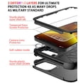 thumbnail image 2 of Diverbox for iPhone 13 Pro Max Case [Shockproof] [Dropproof] [Tempered Glass Screen Protector + Camera Lens Protector],Heavy Duty Protection Phone Case Cover for Apple iPhone 13 Pro Max (Black), 2 of 7
