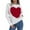 AW1-White, variant on GBSYEWXS Sweaters For Women Red Crew Neck Long Sleeve Heart Print Autumn Pullover Sweater