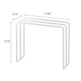 thumbnail image 5 of Yamazaki Home Dish Towel Hanger, White, Steel, Water Resistant, No Assembly, 5 of 5