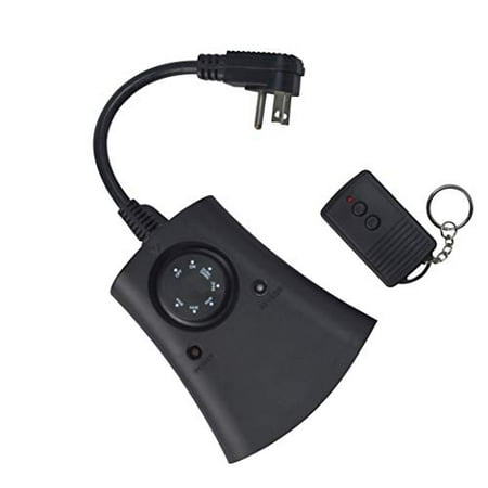 

Woods 59746WD 24-Hour Automatic Photocell Remote Control Timer with 3 Grounded Outlets Ideal for Automating Holiday Decorations Christmas Outdoor Lighting Weatherproof Adjustable up to 80 ft. away