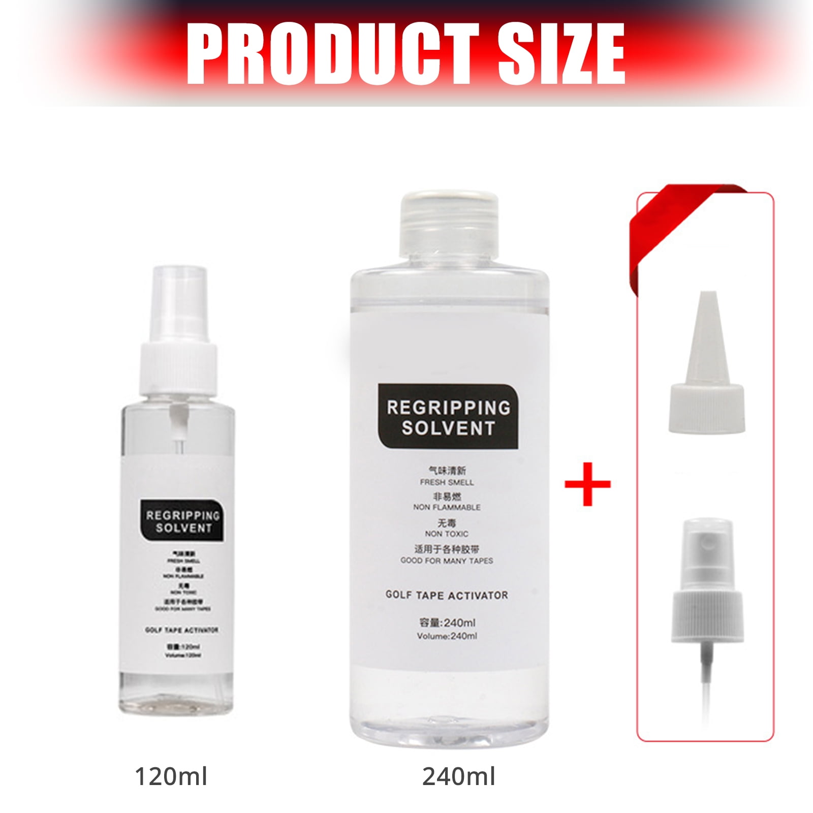 Professional Strength Golfs Grip Solvent Quickly Installation Golfs Grip Solvent for Durability Hold
