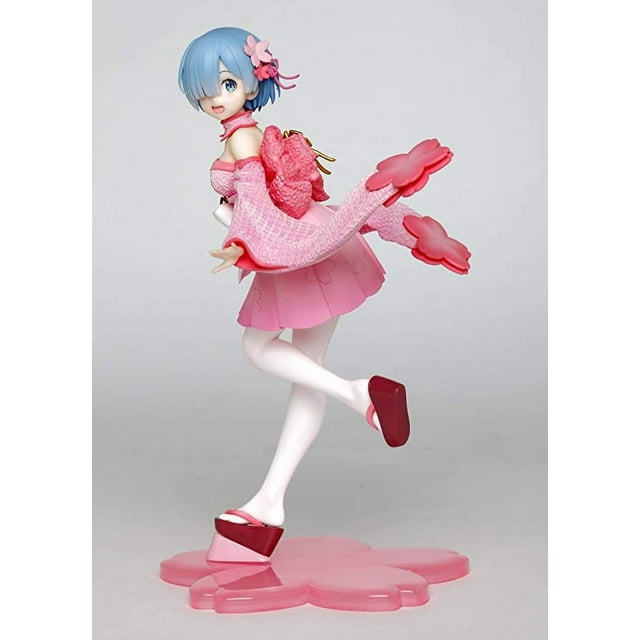 Re: La vida en un mundo diferente de cero anime Rem Figura de acción 89 pulgadas PVC Re 0 Estilo Kimono Modelo Niñas Figura Estatua estática adorno Regalos