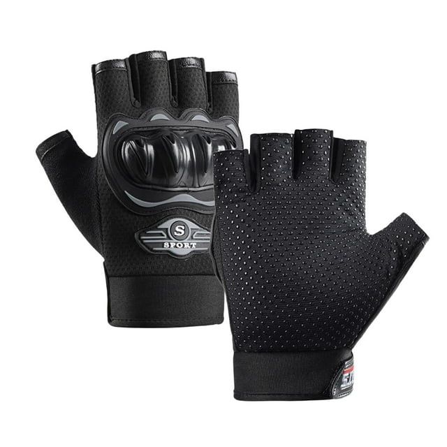 Guantes para montar en motocicleta DYNWAVEMX guantes para ciclismo medio transpirables antideslizantes gris