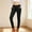 Black, variant on IVEYRTF Girls Solid Color Yoga Pants Elastic Waist Slim Fit with Pocket Breathable Kids Spring Fall Casual Everyday Bottoms(Black,10-11 Years)