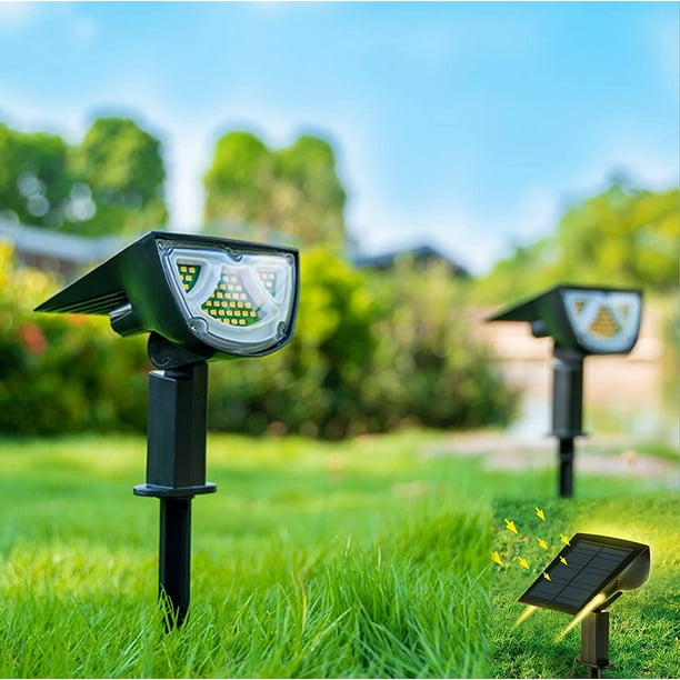 Solar Landscape Spotlights, Solar Lights Outdoor IP65 Waterproof