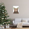 thumbnail image 2 of Stupell Industries Christmas Plaid Sweater Highland Cattle Festive Long Horns, 24 x 30,Design by Diane Kater, 2 of 7