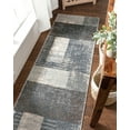 thumbnail image 5 of Well Woven Loket Grey Modern Geometric Boxes & Stripes Pattern Area Rug, 5 of 7