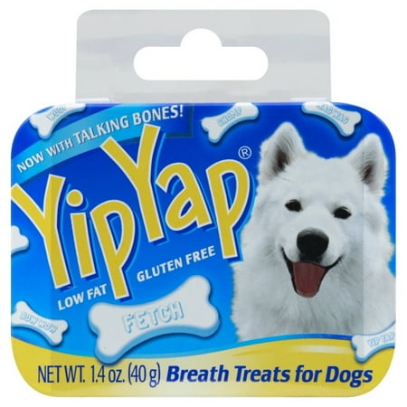 - Chomp Yip Yap Breath Fresheners for Dogs 1.4-Ounce Canister