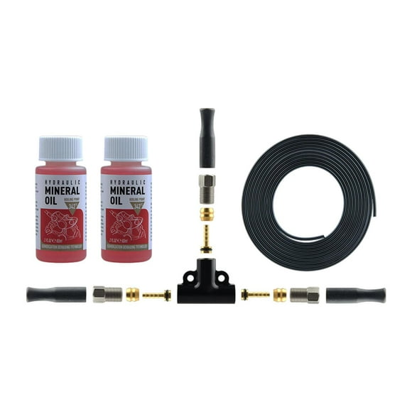 Conector de tubería de aceite de freno de aceite hidráulico de bicicleta Piezas de freno de triciclo Freno hidráulico T en forma
