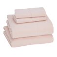 thumbnail image 2 of Cotton Jersey Piece Bed Sheet Set Queen Oatmeal Solid, 2 of 4