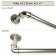 thumbnail image 5 of 1" Blackout Curtain Rod 84-120 Inch - Satin Nickel, 5 of 6