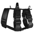 thumbnail image 1 of Arnés antiexplosión para perros grandes con asa y correas ajustables para el pecho, color negro, talla M., 1 of 4